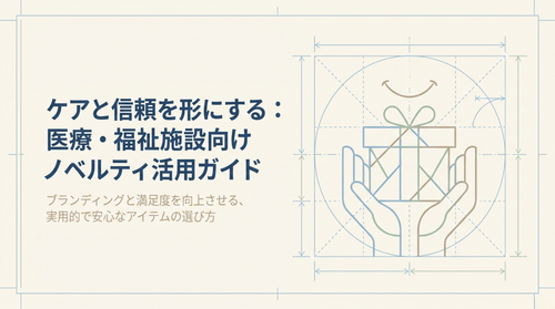 医療・福祉施設向け ノベルティ活用ガイド