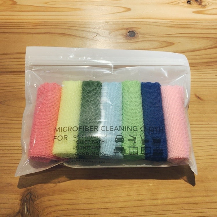 マイクロファイバー　お掃除クロス７枚セット - ノベルティ本舗