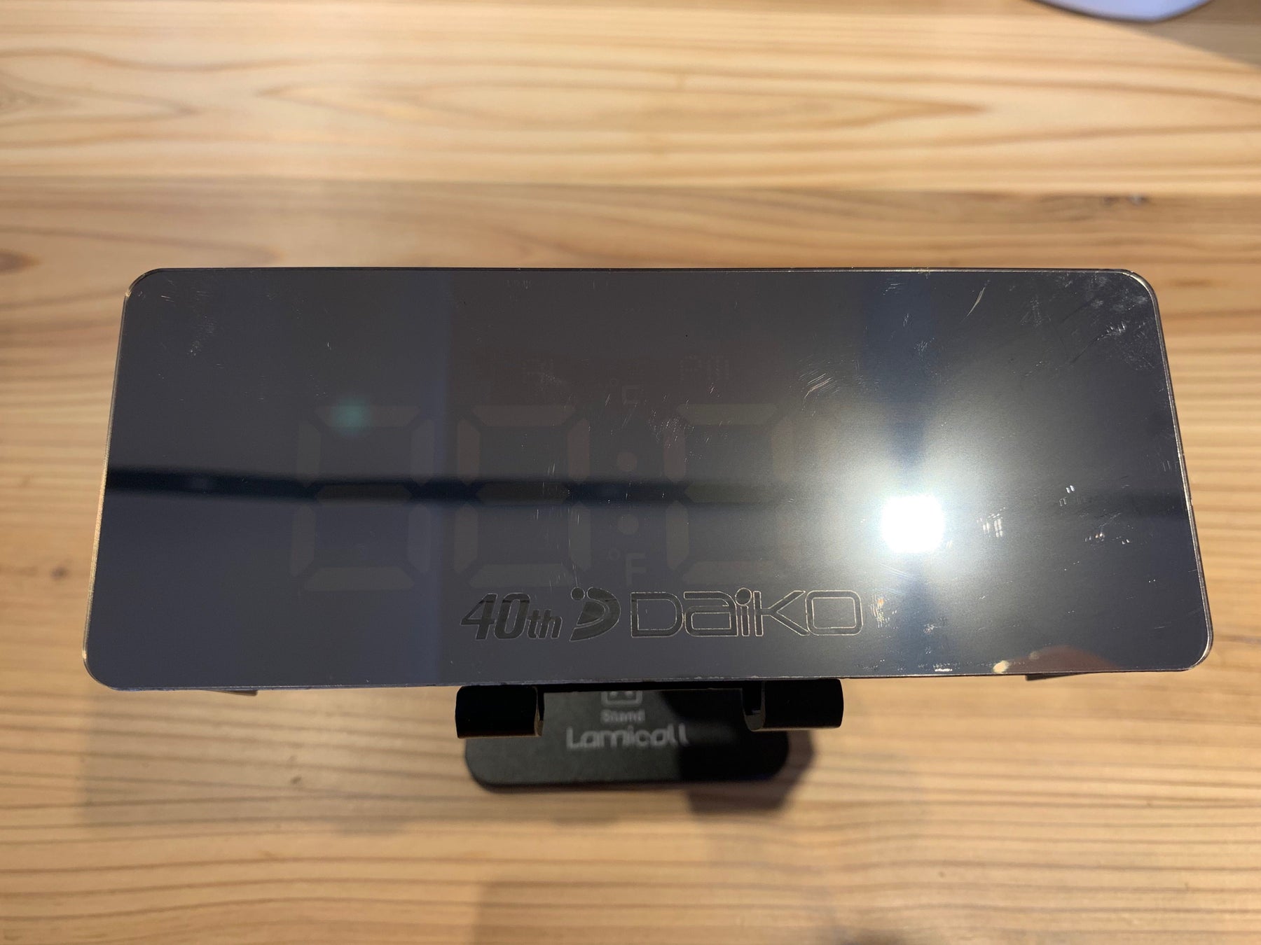 ミラークロック(ワイド)(シルバー) - ノベルティ本舗