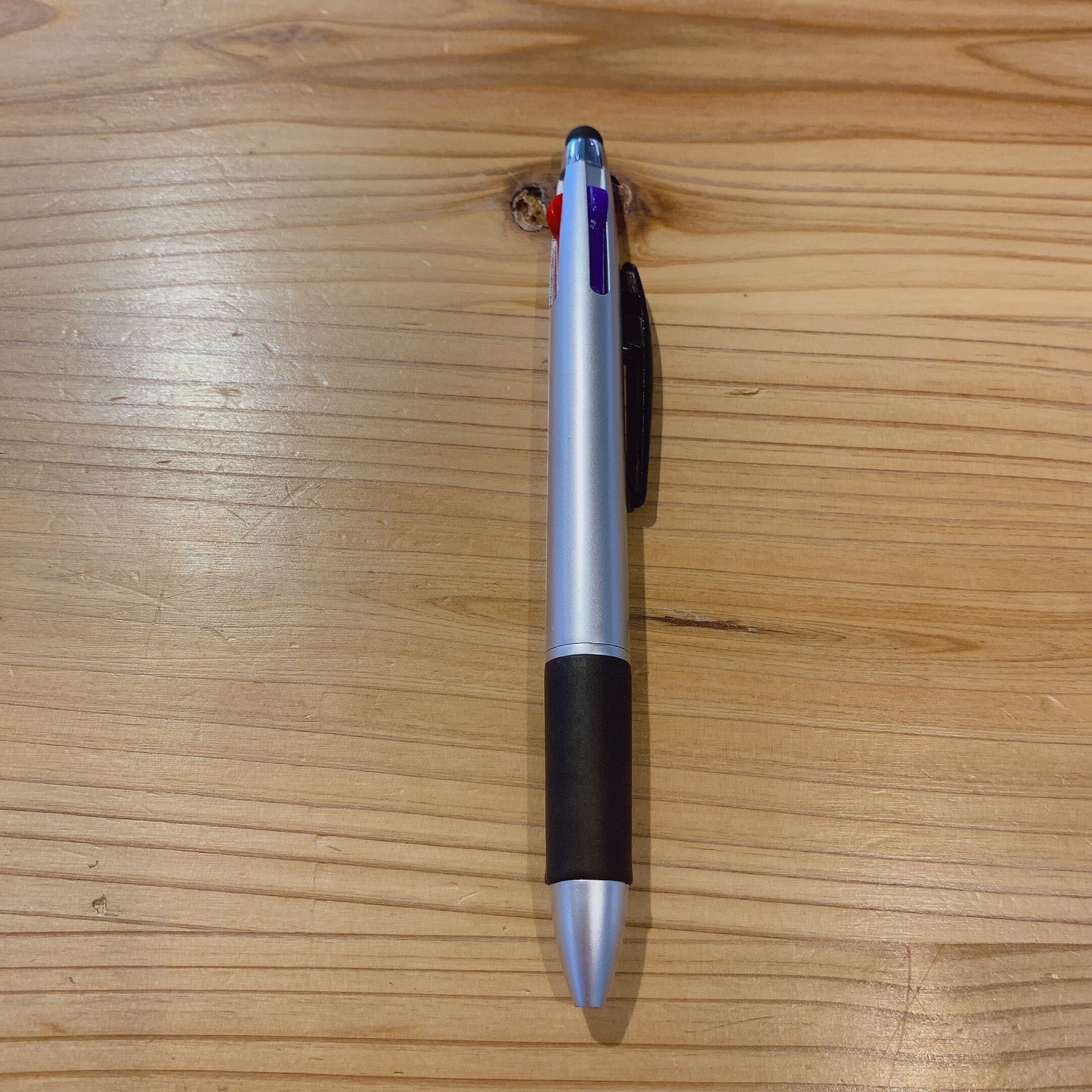 タッチペン付3色ボールペン - ノベルティ本舗