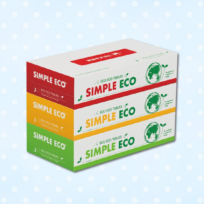 シンプルエコBOXティッシュ3P