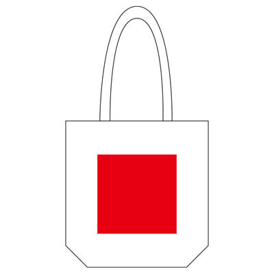 カラモ マチありコットンバッグ 縦型 (ブラック）