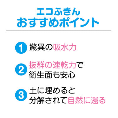 超吸水！地球にやさしいエコふきん - ノベルティ本舗