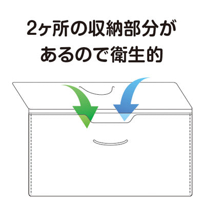 カラモ 抗菌マスクケース(マスク1枚付き)オレンジ - ノベルティ本舗