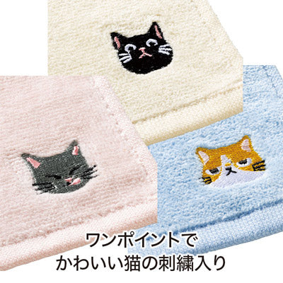 猫日和 刺繍タオル - ノベルティ本舗