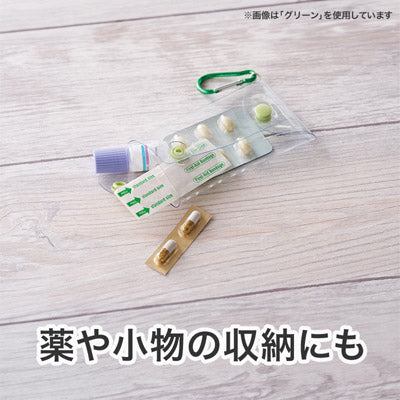 カラモ クリアマルチケース オレンジ