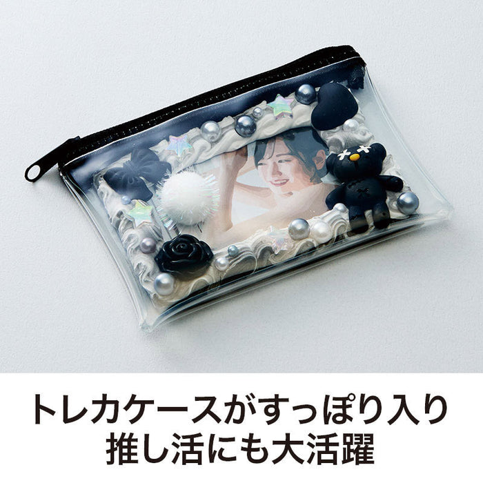 カラモ ミニウォレットポーチ ブラック