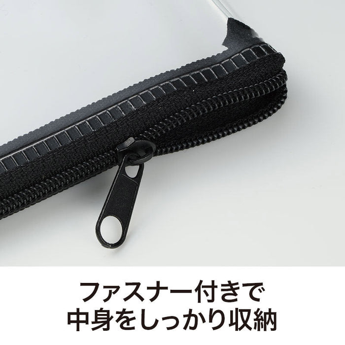 カラモ ミニウォレットポーチ ブラック