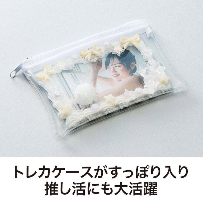 カラモ ミニウォレットポーチ ホワイト