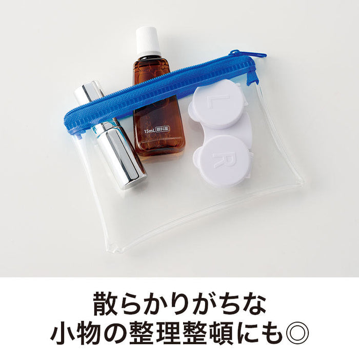 カラモ ミニウォレットポーチ ブルー
