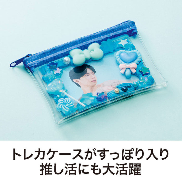 カラモ ミニウォレットポーチ ブルー