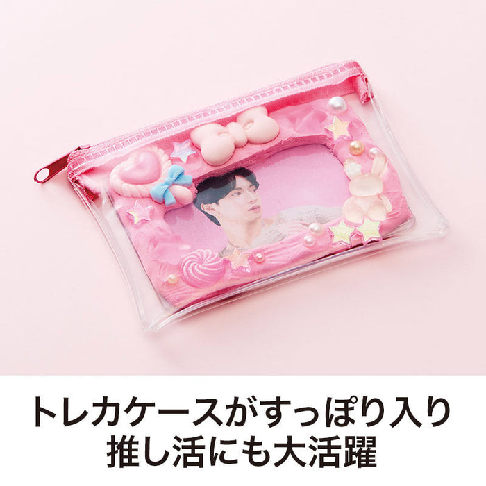 カラモ ミニウォレットポーチ ピンク
