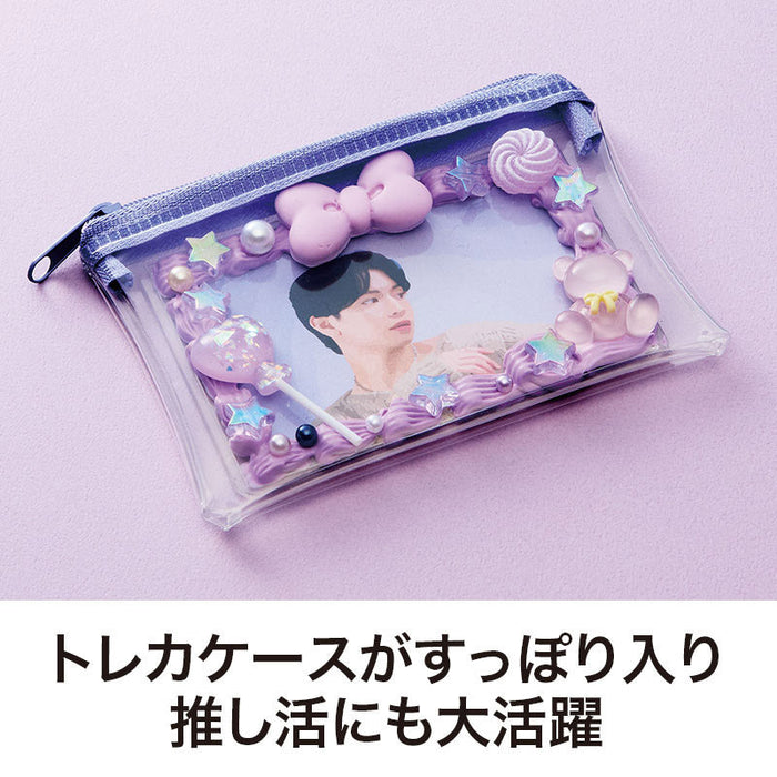 カラモ ミニウォレットポーチ パープル