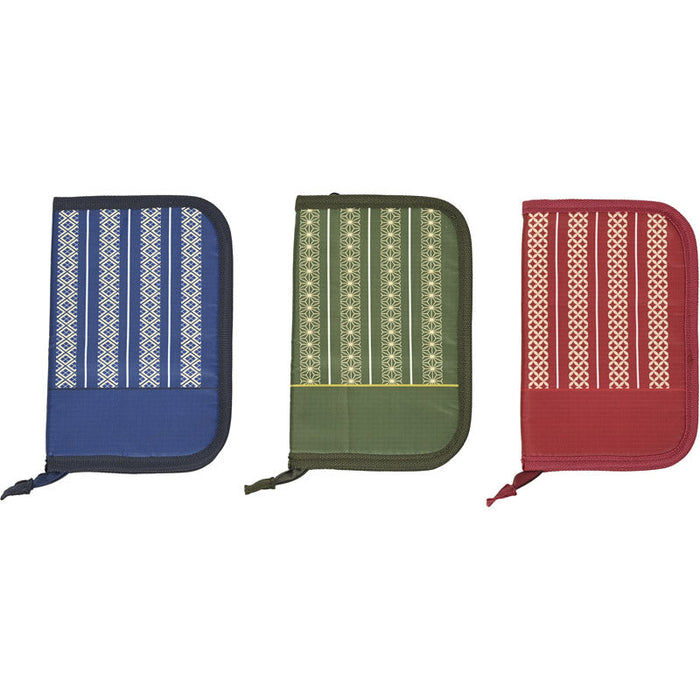 和柄縞小紋マルチケース
