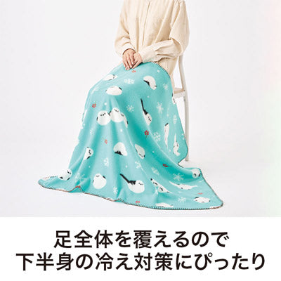 感謝の気持ちです もふかわシマエナガのビッグブランケット