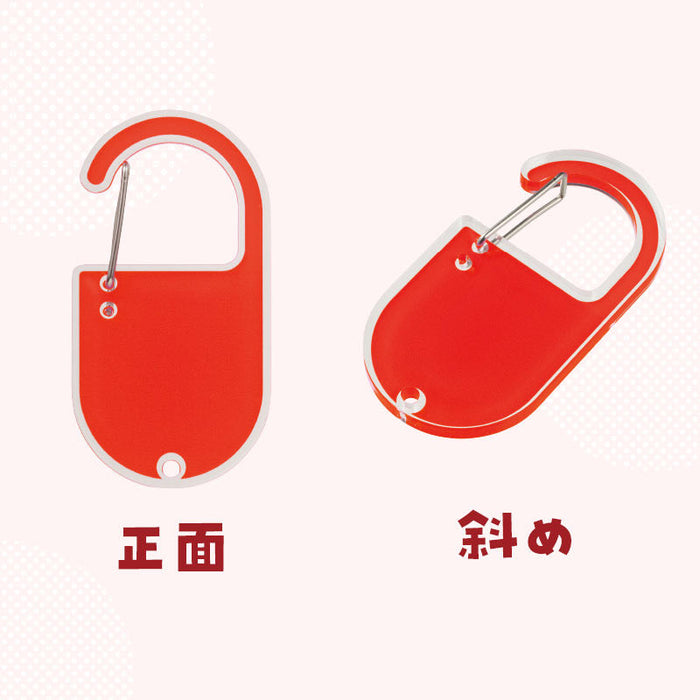 カラモ アクリルカラビナ レッド