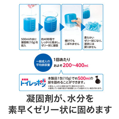 非常用トイレッポン 凝固剤のみ 100回分