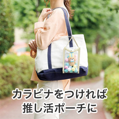 カラモ 2wayクリアスマホショルダーバッグ ホワイト