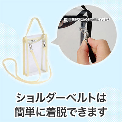 カラモ 2wayクリアスマホショルダーバッグ ホワイト