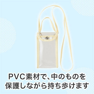 カラモ 2wayクリアスマホショルダーバッグ ホワイト