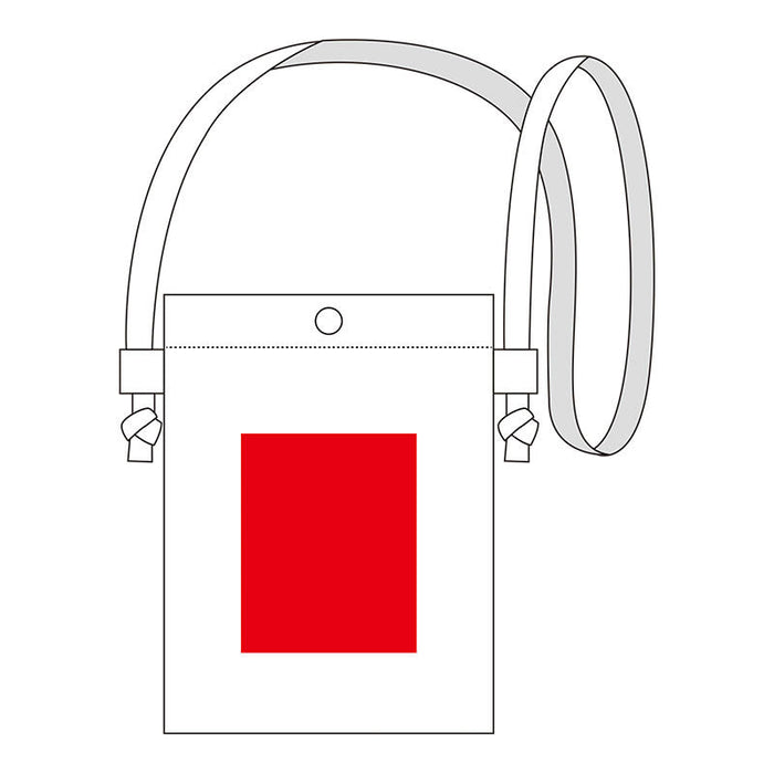 カラモ コットンスマホサコッシュ ナチュラル