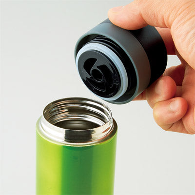 セルトナ・ストッパー付き真空ステンレスボトル（グリーン）