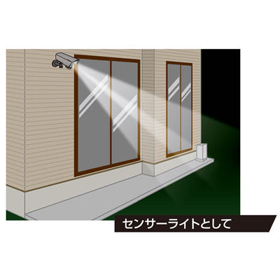 センサーライト付きダミーカメラツ