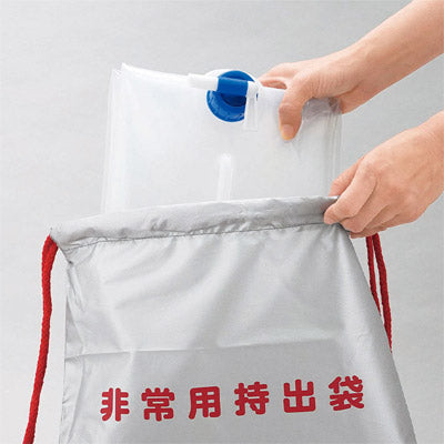 折りたためるコック付き水タンク１５Ｌオツミズ