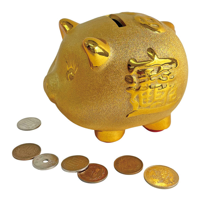金のブタ貯金箱