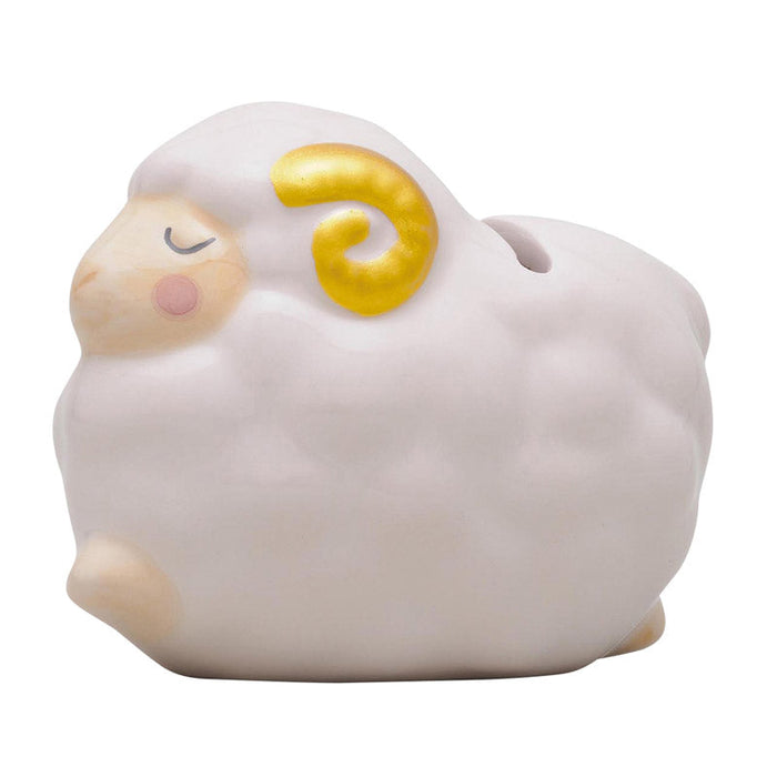開運干支　未釉薬貯金箱