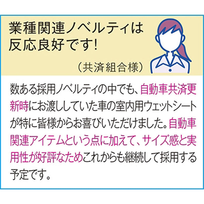 車の室内用ウェットシート２０枚入