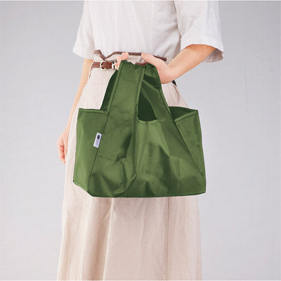リフェロ・再生PETマチ広エコバッグ（カーキ）