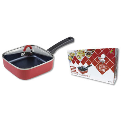 ＴｏＭａｙ　ＩＨ対応スクエアパン１個（レッド）