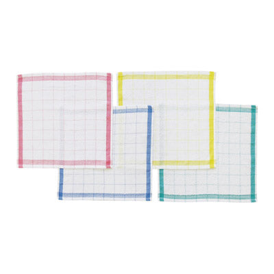 ほんの気持ち格子柄キッチンタオル１枚