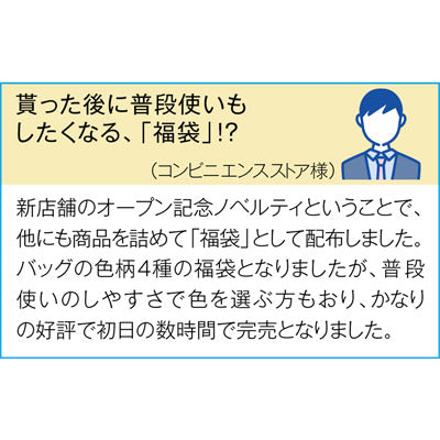 ちょっと大きなトートバッグ　１個