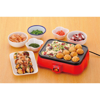 角型　電気たこ焼器１８穴