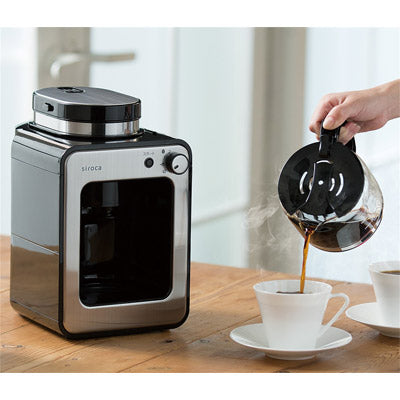 ｓｉｒｏｃａ　全自動コーヒーメーカー（ガラスサーバー）
