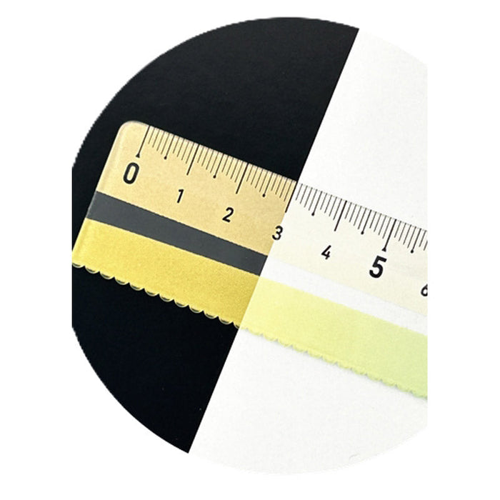 メモリが見やすい　色づく定規　１５ｃｍ１個