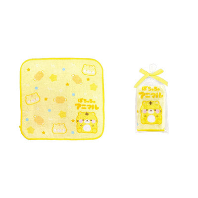 ぽちゃちゃアニマル　ギフトラッピングミニタオル１枚