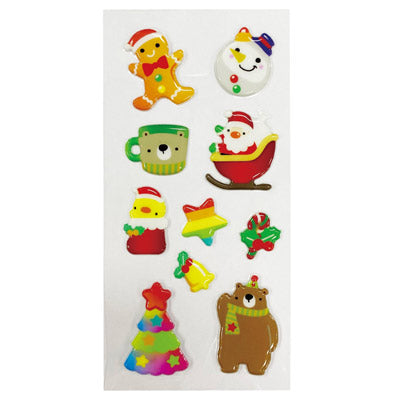 Ｗｉｔｈサンタ　ぷっくりミニシール１枚