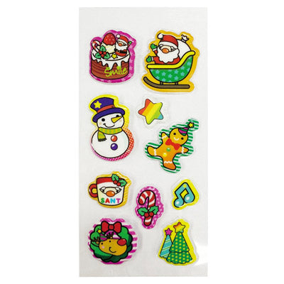 Ｗｉｔｈサンタ　ぷっくりミニシール１枚