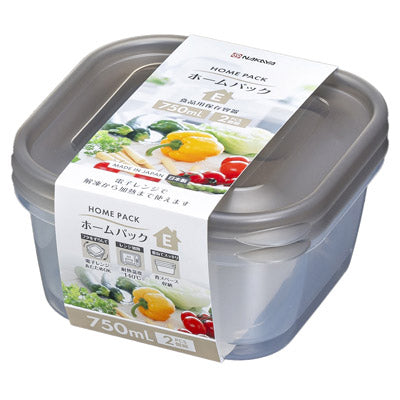 ホームパック７５０ｍｌ２個組（ブラウン）