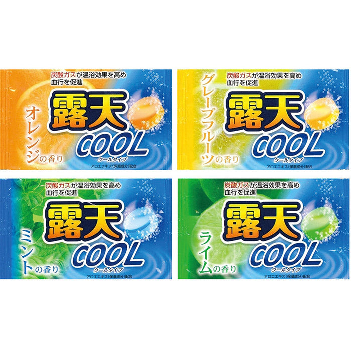 薬用発泡入浴剤　露天クール40g1個