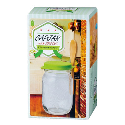 スプーン付きキャップジャー１個