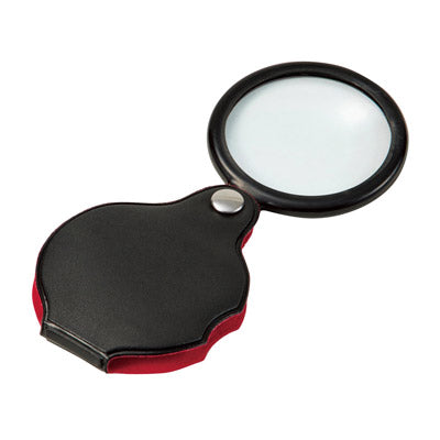 金色のマネークリップ＆ポケットルーペセット