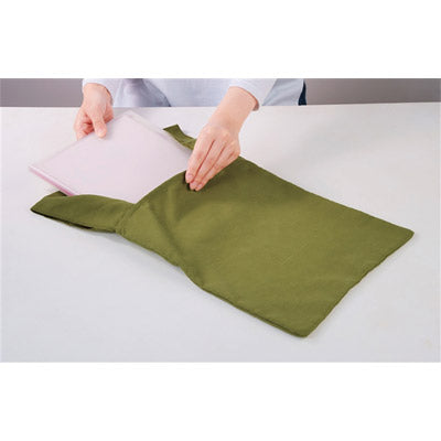 スエード風Ａ４トート（オリーブ）