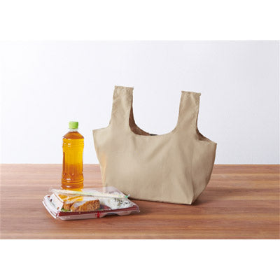 スエード風　コンビニエコバッグ（ベージュ）