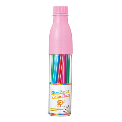 スリムボトルカラーペン１２色セット　１組