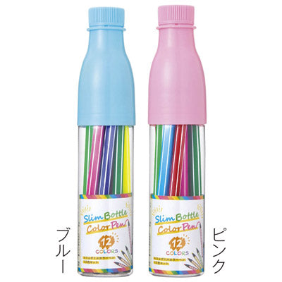 スリムボトルカラーペン１２色セット　１組