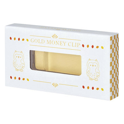 金色のマネークリップ